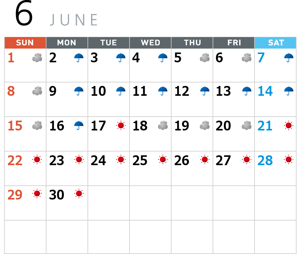 6月